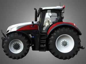 steyr tractor - terrus cvt 3D Model