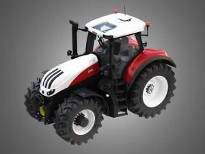 steyr tractor - terrus cvt 3D-Modell