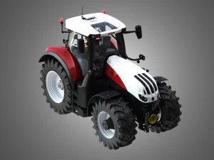 steyr tractor - terrus cvt 3D Model