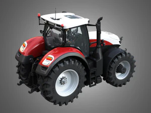 steyr tractor - terrus cvt 3D Model