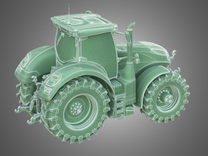 steyr tractor - terrus cvt 3D-Modell