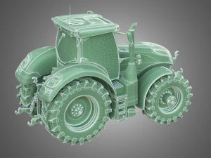 steyr tractor - terrus cvt 3D Model