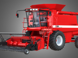 case ih 1688 combine 3D Model