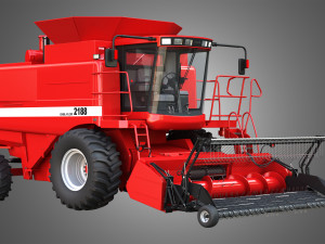 case ih 1688 combine 3D Модель