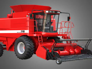 case ih 1688 combine 3D Model