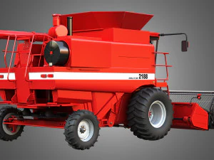 case ih 1688 combine 3D Model