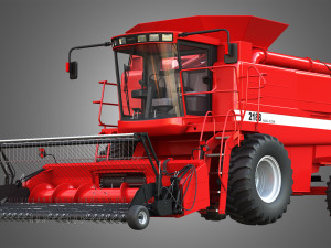case ih 1688 combine 3D Модель