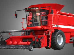 case ih 1688 combine 3D Model