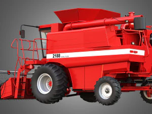 case ih 1688 combine 3D Model