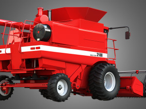 case ih 1688 combine 3D Модель