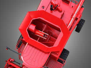 case ih 1688 combine 3D Модель