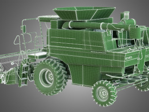 case ih 1688 combine 3D Модель