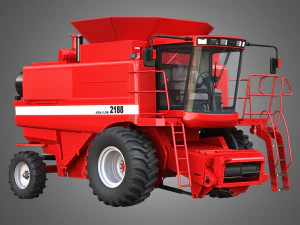 case ih 1688 combine 3D Model
