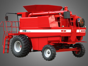case ih 1688 combine Model 3D