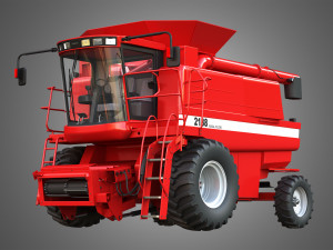 case ih 1688 combine Model 3D