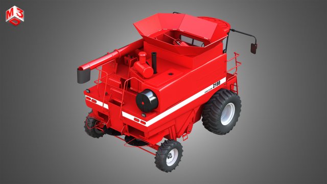 Case Ih 1688 Combine 3D Модель In Тяжелое Оборудование 3DExport