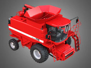 case ih 1688 combine 3D Model