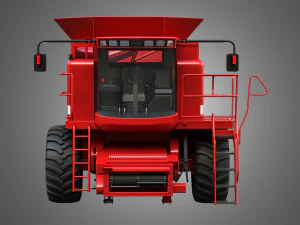 case ih 1688 combine 3D Model