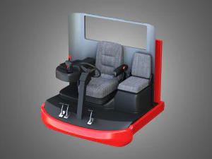 sala de condu&ccedil;&atilde;o de ve&iacute;culos case-1688 Modelo 3D