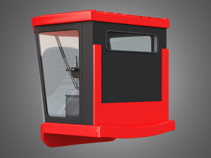 case-1688 vehicle driving room Modèle 3D