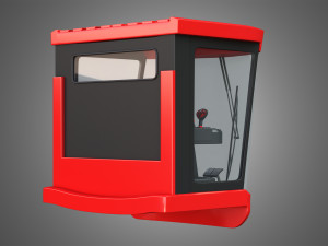 case-1688 vehicle driving room Modèle 3D