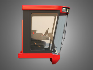 case-1688 vehicle driving room Modèle 3D