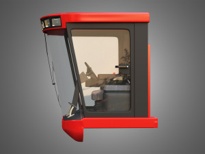 case-1688 vehicle driving room Modèle 3D