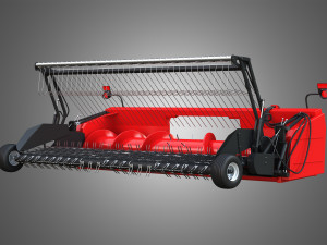 auger header-tin fronts 3D Model