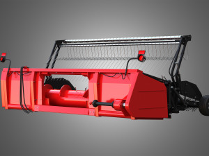 auger header-tin fronts 3D Model
