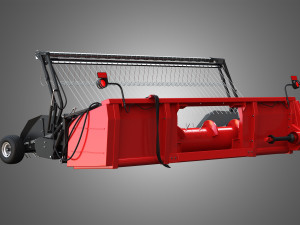 auger header-tin fronts 3D Model