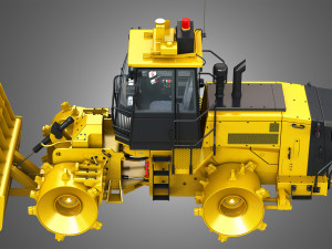 816k landfill compactor 3D Модель