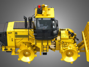 816k landfill compactor 3D Модель