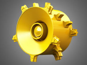 landfill compactor - wheel 3D-Modell