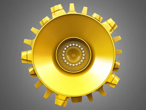 landfill compactor - wheel 3D Model