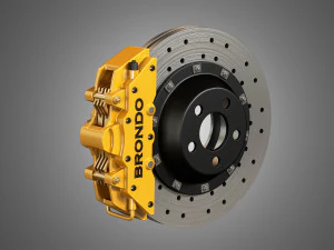 brake disk and caliper 3D Model