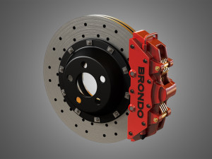 brake disk and caliper Model 3D