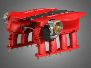 Впускной коллектор двигателя 488 gtb 3D Модель