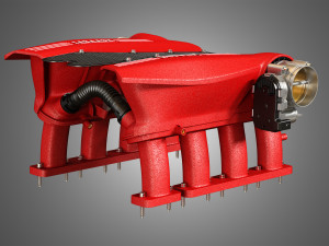 488 gtb engine intake manifold 3D 모델
