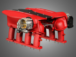 488 gtb engine intake manifold 3D 모델
