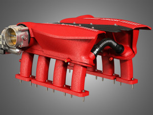 488 gtb engine intake manifold 3D 모델