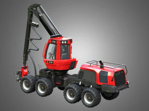 komatsu forestry machine 3D Model