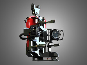 harvester head 3D Model