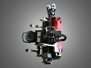 harvester head 3D Model
