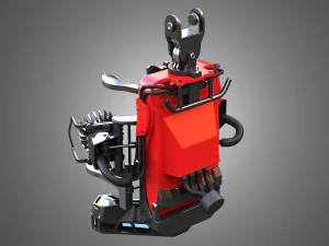 harvester head 3D Model