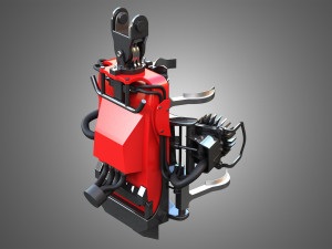 harvester head 3D Model