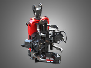 harvester head 3D Model