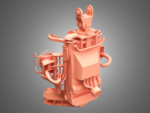 harvester head 3D Model