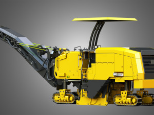Pm 622 cold-planer - asphalt removal 3D Model