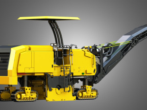 Pm 622 cold-planer - asphalt removal 3D Model