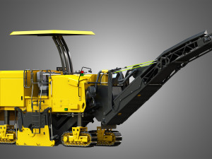 Pm 622 cold-planer - asphalt removal 3D Model